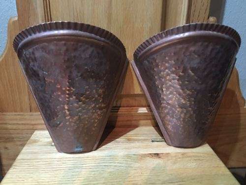 Amazing Copper plant wall hangers